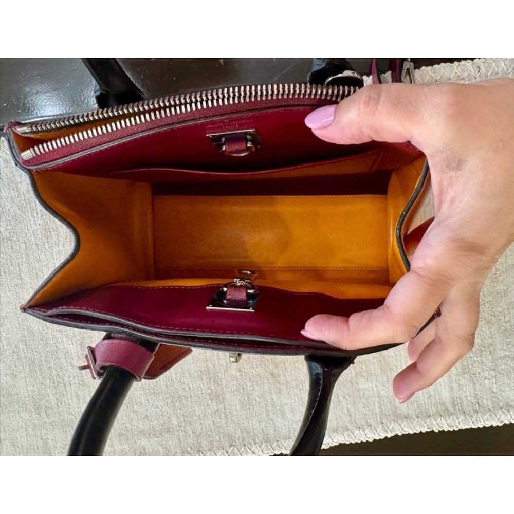 LOUIS VUITTON City Steamer MINI shoulder Handbag leather Orange EUC M42438 - Picture 13 of 16